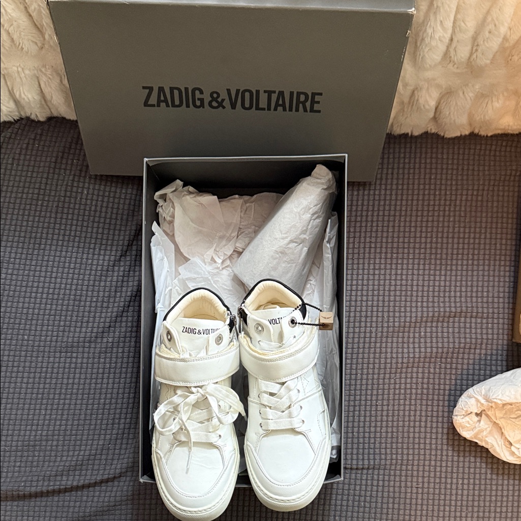 Zadig & Voltaire Classic White Sneakers
